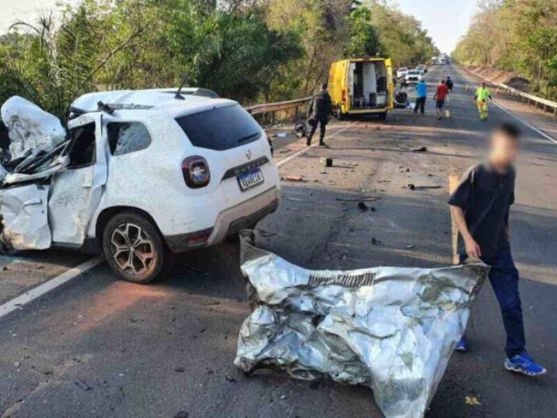 Vítima de acidente em ultrapassagem na BR 163 morre em hospital JD1