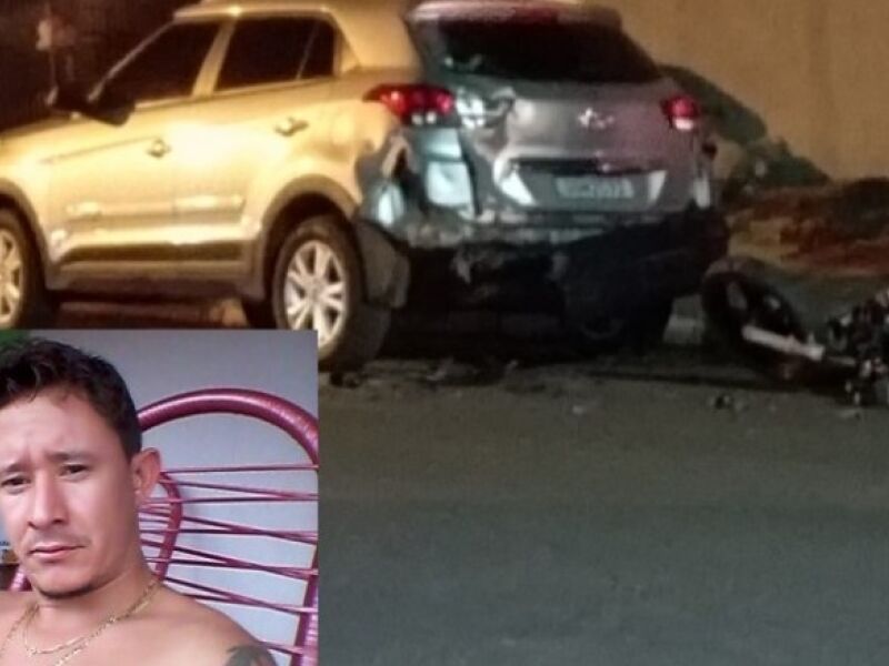 Motociclista Morre Ao Bater Moto Em Carro Estacionado Em Navira Jd