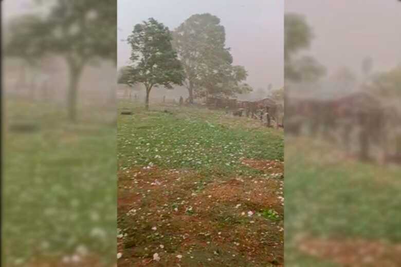 Jd Tv Chuva De Granizo Registrada Perto Da Fronteira Tempestade