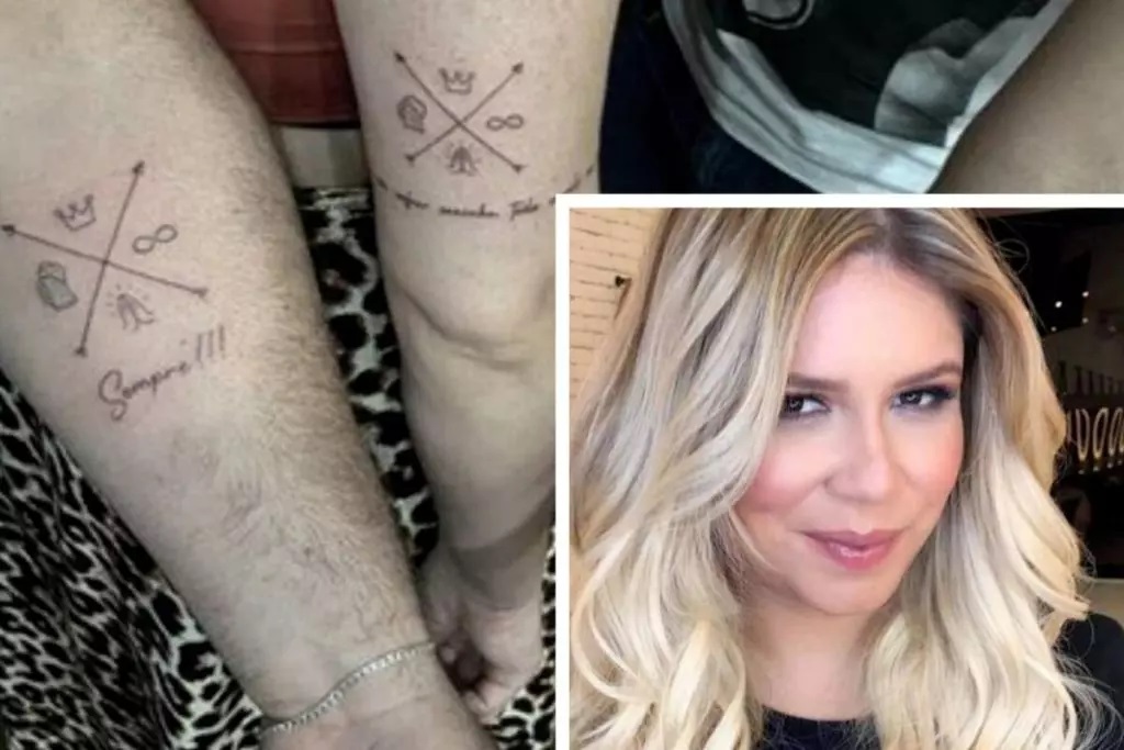 F S E Equipe De Mar Lia Mendon A Fazem Tatuagem Em Homenagem Cantora