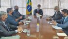 Governador Reinaldo Azambuja em reunião com o ministro da Justiça e Segurança Pública, Anderson Torres