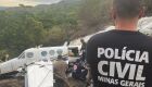 Aeronave caiu no dia 5 de novembro, em Caratinga (MG)