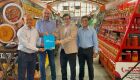 Cleuber Gonçalves, presidente da Associação do Mercadão e Marcelo Vinhaes demonstram parceria