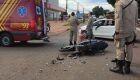 JD1TV: Veja momento que motociclista colide contra caminhão na Guaicurus 