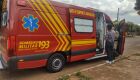 Vítima foi socorrida pelo Corpo de Bombeiros
