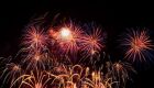 Queima de fogos na virada do ano