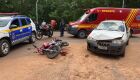 JD1TV AGORA: "Garupa" de motociclista, bebê de 7 meses fica ferido em acidente na Capital