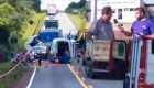 "Vi o motorista morrer na minha frente", diz familiar de v&iacute;tima do acidente na BR-163