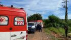 Equipes do Samu fizeram o atendimento na v&iacute;tima