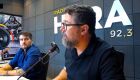 Rafael Tavares e Marcos Pollon em entrevista à Rádio Hora
