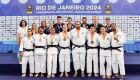 Medalhistas e comissão técnica do Brasil no segundo dia de Pan-Americano e Oceania Rio 2024