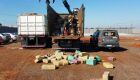 Polícia apreende mais de 8 toneladas de maconha escondida em caminhão de reciclagem