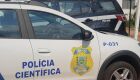 Polícia Civil e a Polícia Científica estiveram no local do achado de cadáver