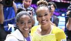 Simone Biles e Rebeca Andrade 