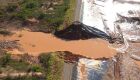 Barragem se rompeu durante a manhã de terça