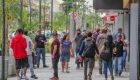 Pessoas no centro de Campo Grande