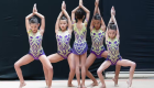 Conjunto pré-infantil da Assumagir no Torneio Regional Centro-Oeste de Ginástica Rítmica