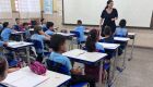 Sala de aula em escola da Rede Municipal da Capital