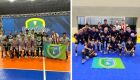 Após jogadores dormirem no chão, time de MS conquista prata em competição nacional de futsal