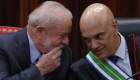 Ministro Alexandre de Moraes, do Supremo Tribunal Federal, e o presidente Luiz Inácio Lula da Silva