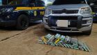 Mulher é presa ao ser flagrada transportando cocaína na BR-262, em Água Clara
