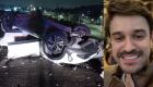 Cantor de sertanejo morre após bater carro e capotar depois de gravação em televisão