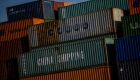 Contêineres de transporte da China no Porto de Los Angeles, em San Pedro, Califórnia