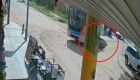 Mulher morreu atropelada pelo ônibus após cair no asfalto