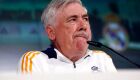 Carlo Ancelotti em entrevista coletiva no Real Madrid
