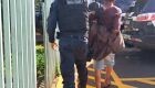 O autor foi preso em flagrante