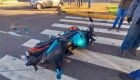 A vítima foi socorrida pelo SAMU
