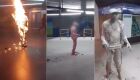 JD1TV: Morador de rua coloca fogo no próprio corpo em estação de metrô de SP