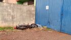 Motociclista morreu instantes depois do acidente