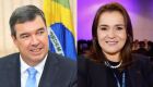 Governador Eduardo Riedel e Adriane Lopes, prefeita de Campo Grande