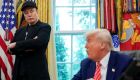 O presidente dos EUA, Donald Trump e Elon Musk no Salão Oval da Casa Branca