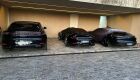 Porsches apreendidos na operação