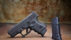 Pistola Glock de calibre 9 milimetros | Imagem ilustrativa