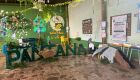 Próprios alunos criaram os estandes na exposição da feira