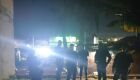 Movimentação policial no local - 