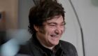 Javier Milei durante votação em 2025