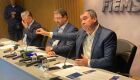 Governador Eduardo Riedel, Sérgio Longen, Maurício Saito (Sebrae)