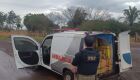Falsa ambulância escondia bastante droga