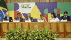 Coletiva de integrantes do governo para explicar vetos 