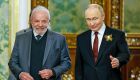 Presidente Lula e o líder russo, Vladimir Putin