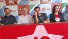 Lideranças do PT, Pedro kemp, Vander Loubet, Vladimir Ferreira e Gleice Jane