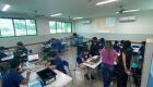 As escolas da rede estadual foram orientadas a disponibilizar materiais de apoio 