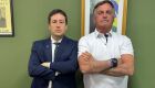 Jo&atilde;o Henrique Miranda Soares Catan e Jair Messias Bolsonaro - 
