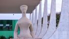 STF Fachada e Estátua da Justiça - 