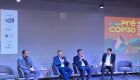 Eduardo Riedel (PP) e representantes da organização da conferência climática se reuniram nesta terça-feira