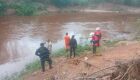 Corpo foi avistado após as chuvas